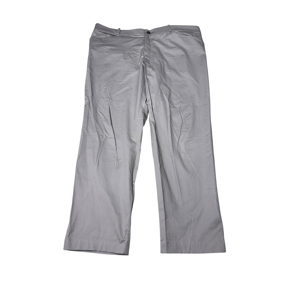Kirrin‎ Finch Gray Chino Pants Womens Size 20 Stretch Straight Leg Trousers USA